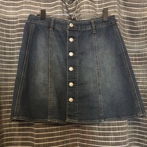 3 FOR 20 Mossimo Button Front Denim Skirt